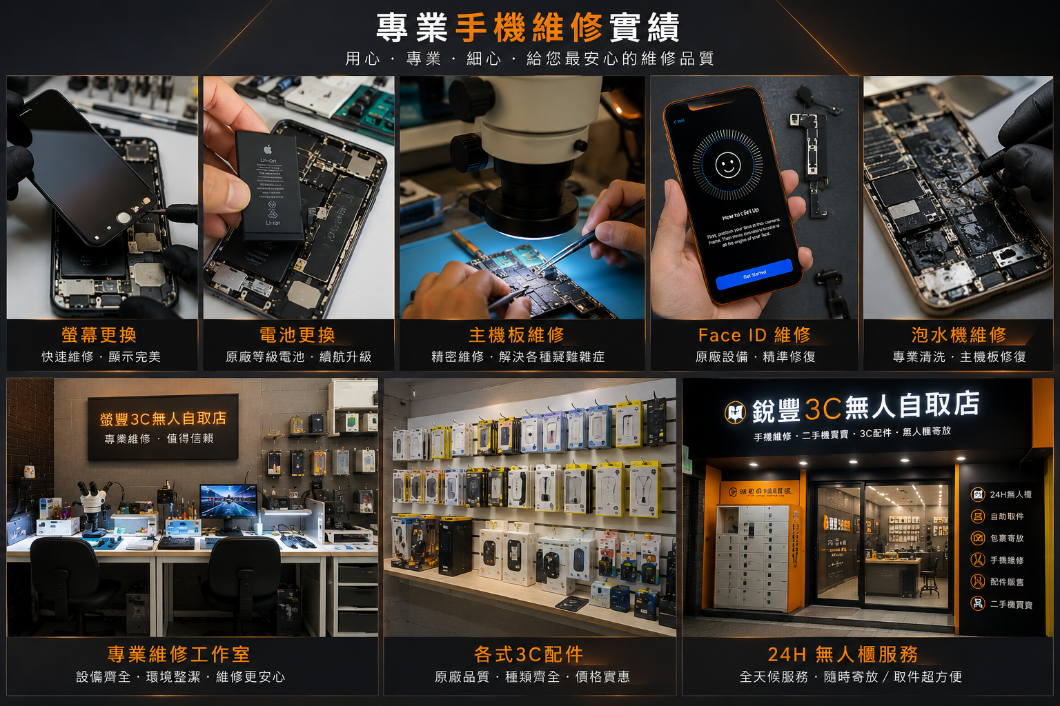 銳豐3C專業手機維修實績展示